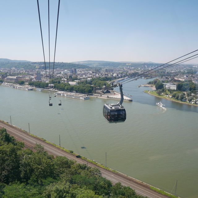 2-River Day-trip by boat to Koblenz and return from Alken - Two and a half hours at Deutsches Eck
