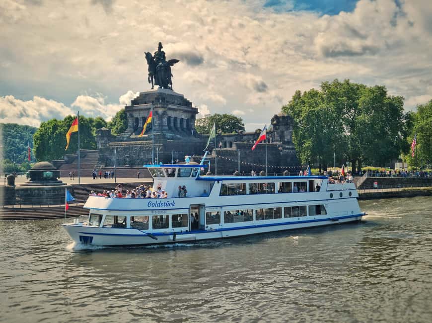 2-River Day-trip by boat to Koblenz and return from Alken - From Alken through locks, castles, and vineyards