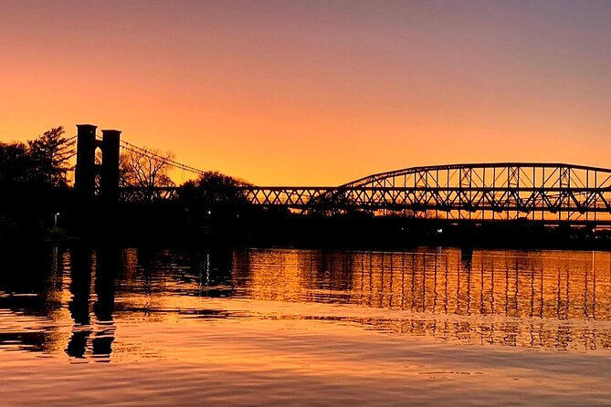 Amazing Brazos River Morning or Sunset Boat Adventure in Waco - The Waco Suspension Bridge and Its Big Photo Moment