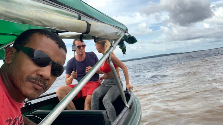 Amazonas: Boat Ride with a Local Amazonian - Meeting the river monsters at the pirarucu farm