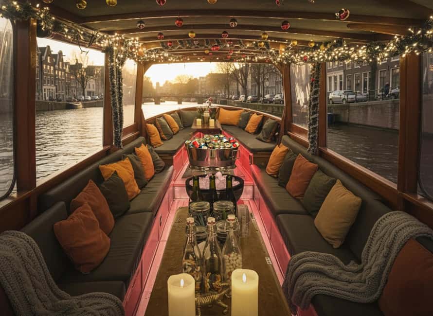 Amsterdam:1.5-Hour Canal Cruise local Guide, Drinks & Snacks - From the old harbor area to Central Station