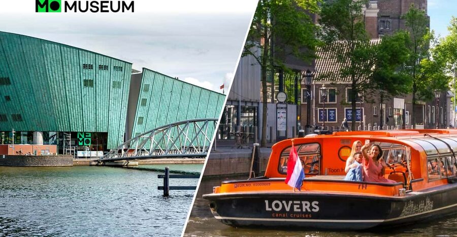 Amsterdam: 1-Hour Canal Cruise & NEMO Science Museum - What you see from the boat