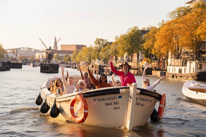 Amsterdam 90 minutes Canal Cruise with bar and snacks on board. - Markets, bridges, and canal-ring details