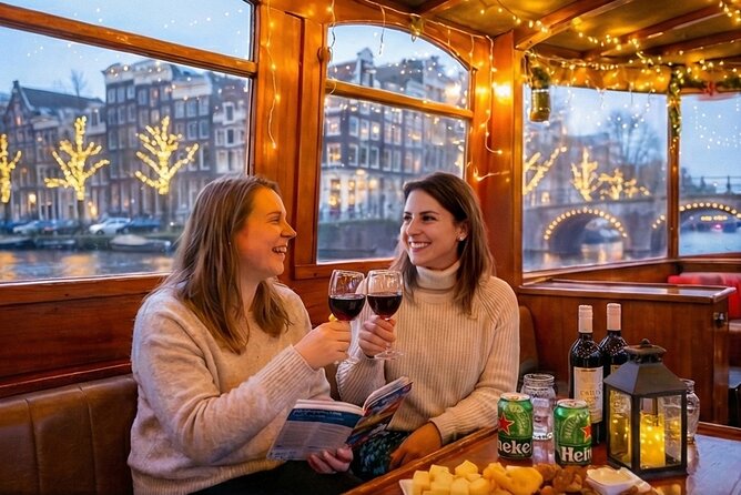 Amsterdam 90 minutes Canal Cruise with bar and snacks on board. - From the Jordaan to the famous wooden bridge