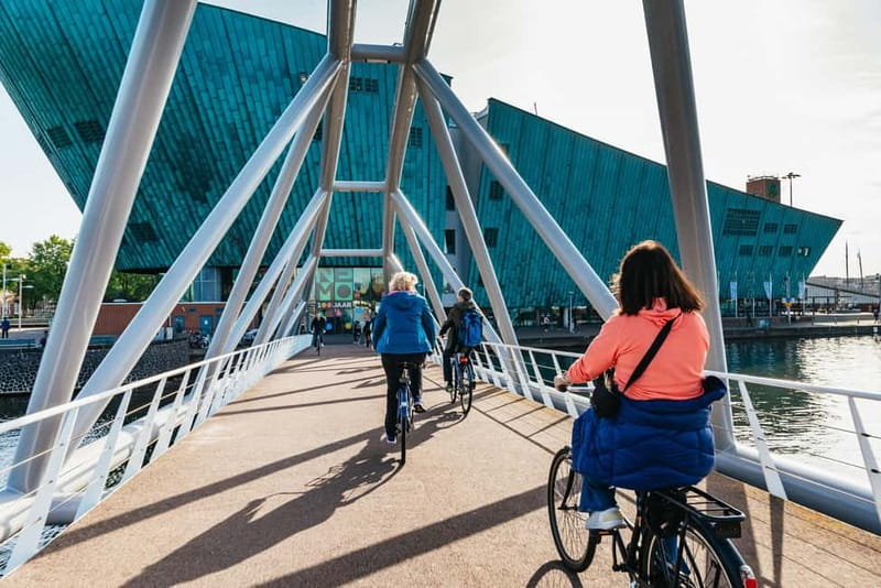 Amsterdam Bike Tour in Small Group + Optional Canal Cruise - Museumplein, art, and the long central stretch