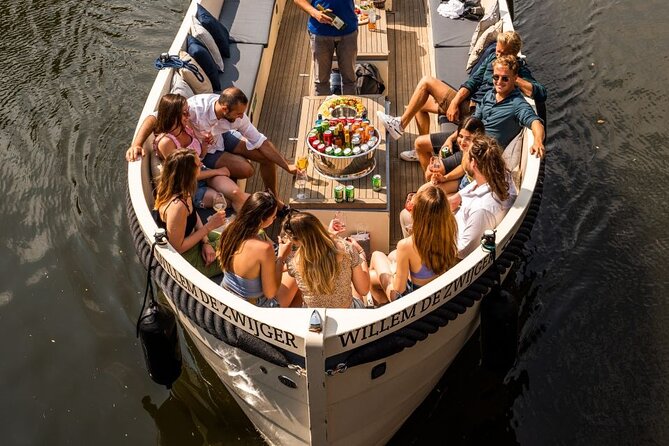 Amsterdam: Canal Booze Cruise with Unlimited Drinks Option - The Amstel River gives you a broad first look