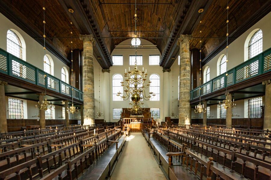Amsterdam: Canal Cruise and Jewish Cultural Quarter Tickets - The Portuguese Synagogue at Mr. Visserplein