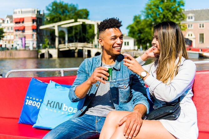 Amsterdam Canal Cruise in Open Boat with Unlimited Drinks Option - Passing through Amsterdam’s canal ring