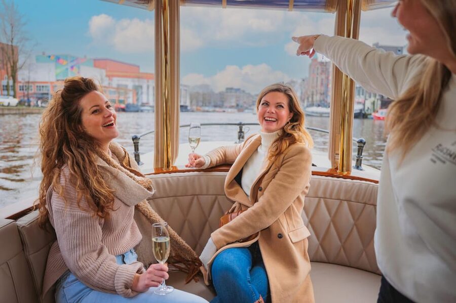 Amsterdam: Canal Cruise with Bubbles & Bites - The Skinny Bridge on the Amstel River