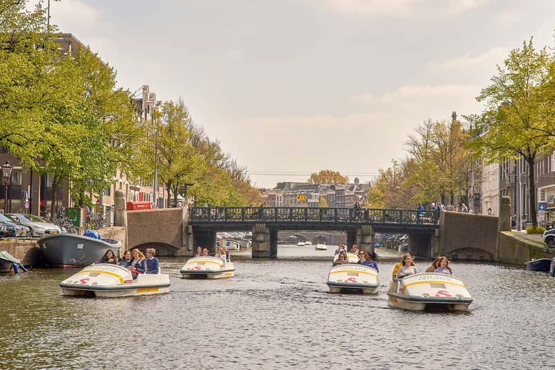 Amsterdam: Chart Your Own Canal Course by Pedal Boat - The Golden Bend and Old City Gates