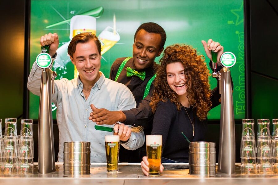 Amsterdam: City Canal Cruise and Heineken Experience Ticket - The bar finish and two included drinks