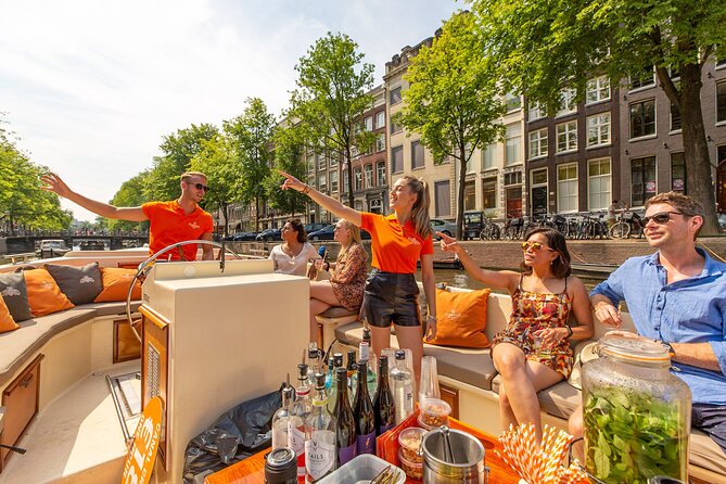 Amsterdam Classic Saloon Boat Canal Cruise with Live Guide - Stopera, where city hall meets opera