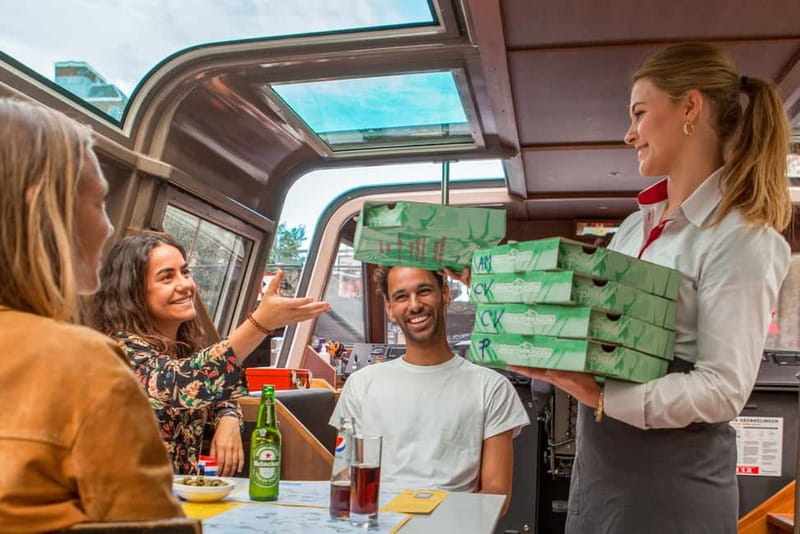 Amsterdam: Evening Pizza Cruise Along the Canals - A simple dinner with Amsterdam views
