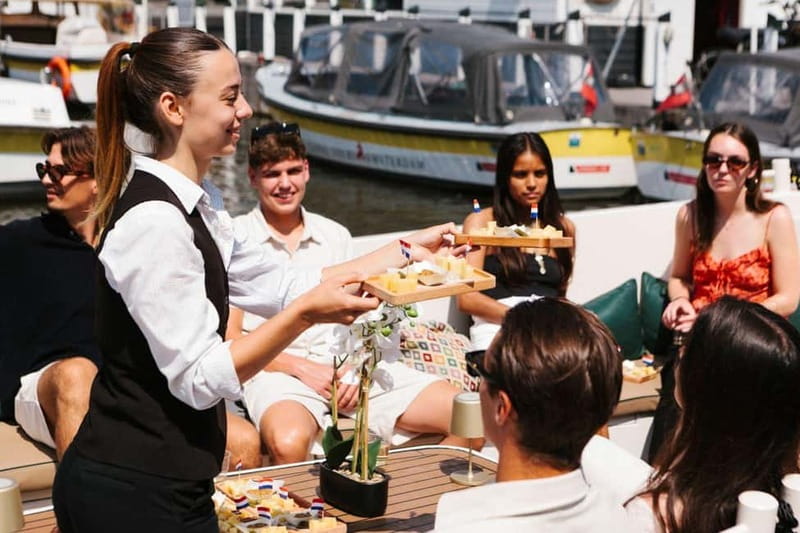 Amsterdam Evening (Sunset) Canal Cruise w/ optional drinks - Meeting the boat near Amsterdam Central Station