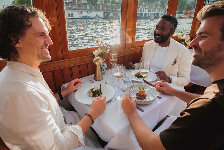 Amsterdam: High-End 3-Course Dinner Canal Cruise - Timing, cancellation, and practical details