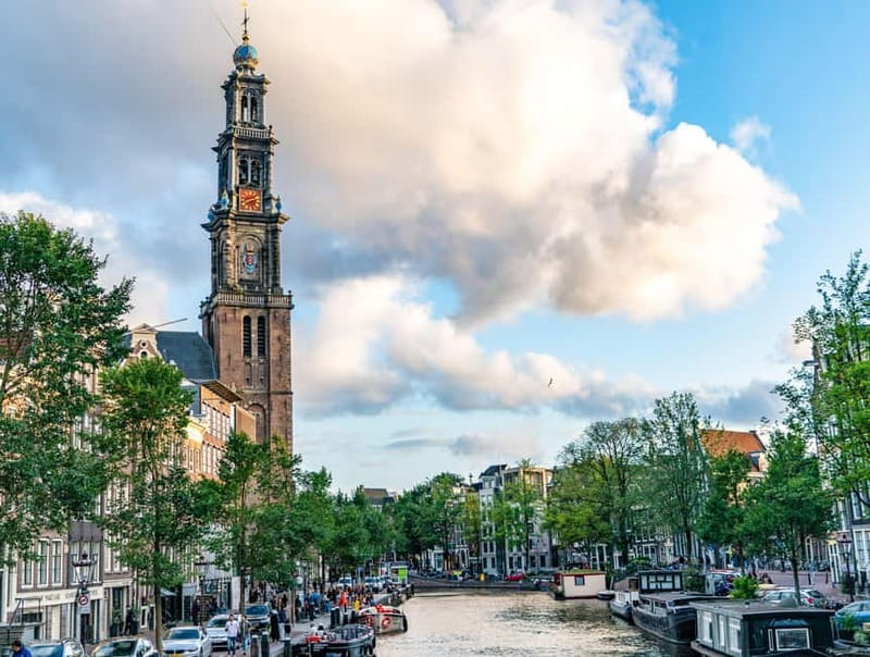 Amsterdam: Historic City Centre Canal Cruise - The IJ and the Anne Frank House view