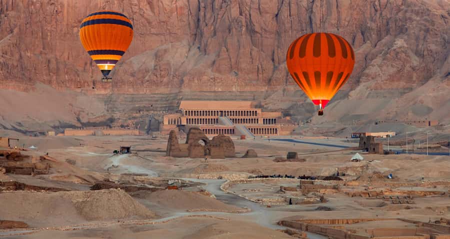 Aswan: 4-Day Egypt Private Tour with Nile Cruise, Balloon - Day four: Luxor from a hot-air balloon