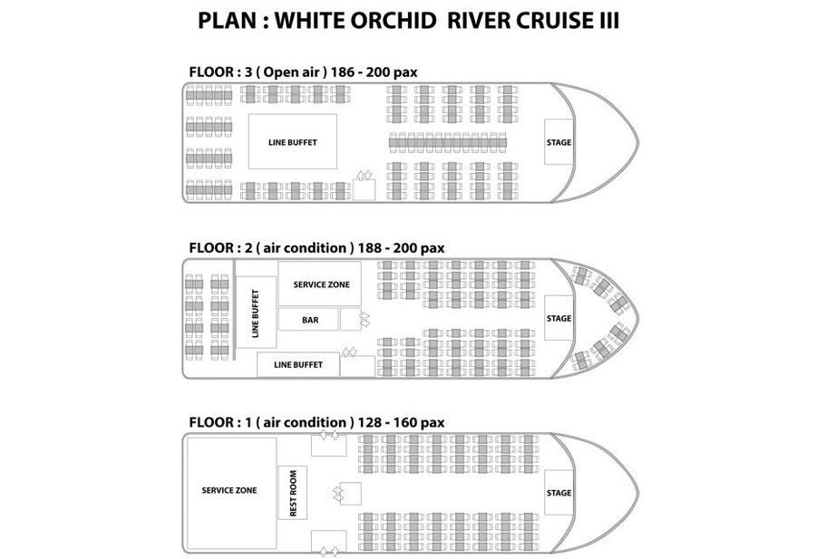 Bangkok: 2-Hour Dinner & Shows on White Orchid River Cruise - A two-hour view of Bangkok after dark