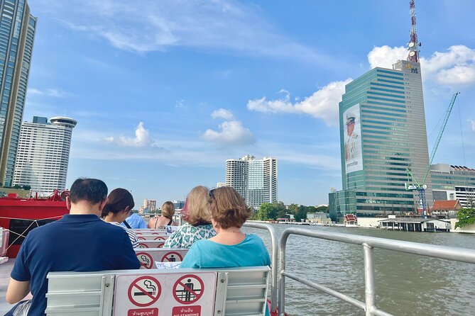 Bangkok: Boat Bliss Riverside Cruise Tour and Wat Arun Visit - Iconsiam from the boat, then Sathorn Pier