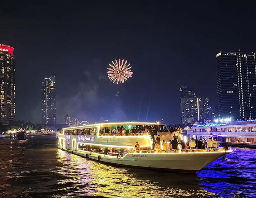 Bangkok: Chao Phraya Princess Cruise with Buffet - The Chao Phraya at sunset