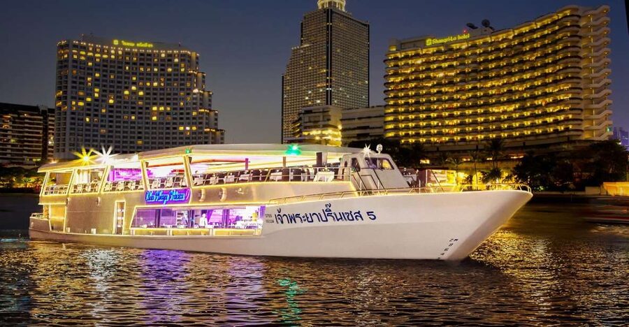 Bangkok: Chao Phraya Princess Dinner Cruise Ticket - Music, dancing, and the boat-party mood
