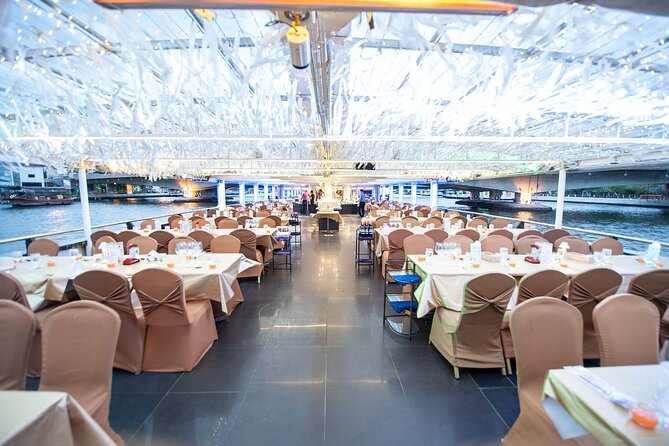 Bangkok Dinner Cruise on the Chao Phraya River - Dinner: Thai dishes, international choices, and desserts