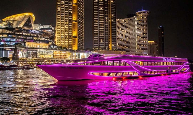 Bangkok: Luxury Dinner Cruise on Chao Phraya River - Boarding The Opulence, Bangkok’s three-deck dinner ship