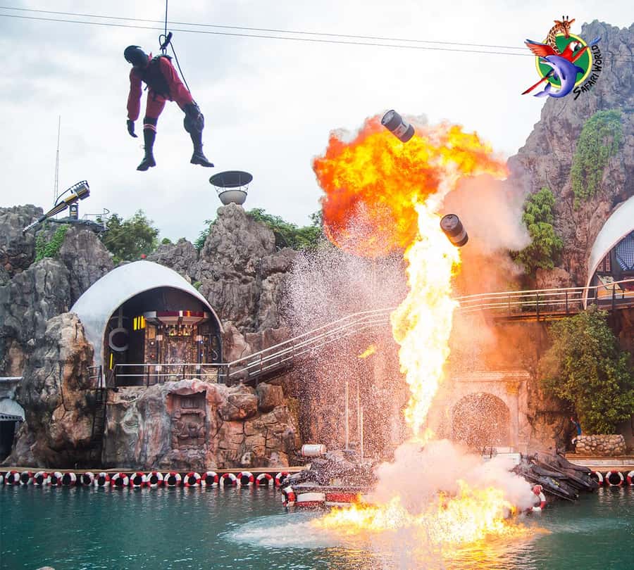 Bangkok: Private Family Tour to Safari & River Dinner Cruise - Marine Park shows for a mixed-age family