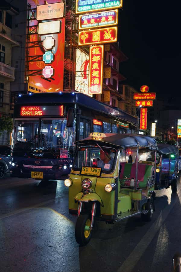 Bangkok: Private Tuk-Tuk Night Tour, River Boat & Eats - Bangkok by tuk-tuk after dark