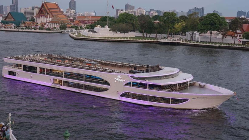 Bangkok: The Planet Chao Phraya River Dinner Cruise - Under Rama VIII Bridge with music and Thai dance