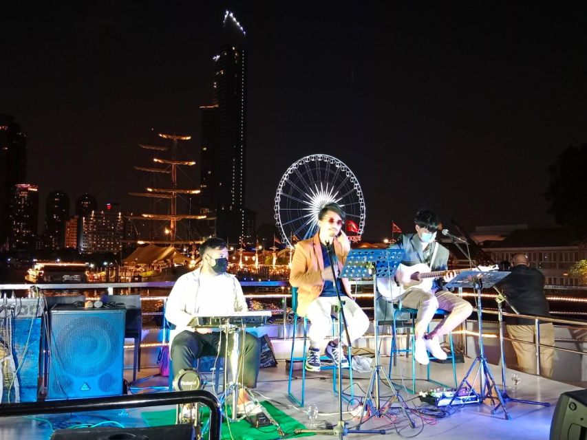 Bangkok: White Orchid Chao Phraya Dinner Cruise - Sunset sailing or later dinner cruise