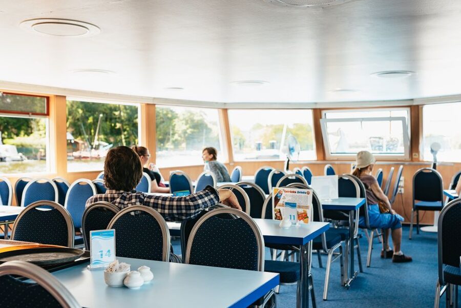 Berlin: Spree Boat Tour to Müggelsee - Leaving Treptow Harbor for the Spree