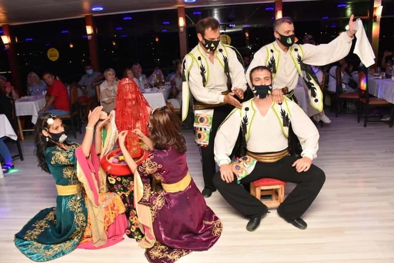 Bosphorus Dinner Cruise & Turkish Night with Live Shows - Dinner: Turkish dishes with three main choices