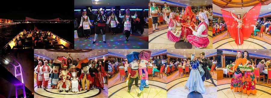 Bosphorus: Dinner Cruise with Live Performances Experience - From European-side hotel pickup to the 8:45 PM departure