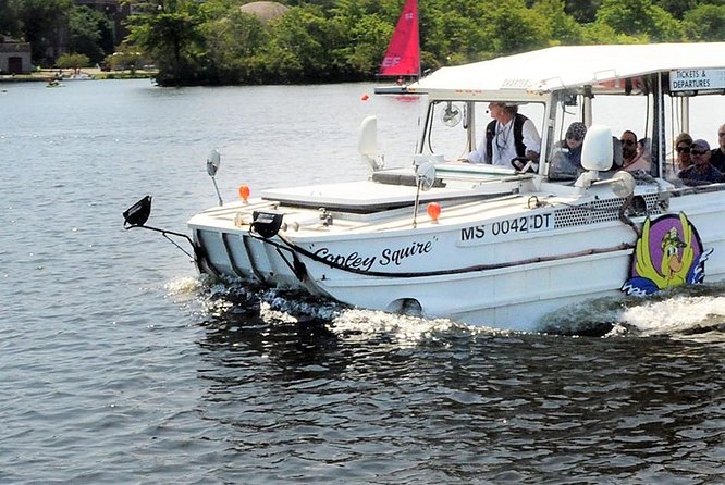 Boston Duck Boat Sightseeing City Tour with Cruise Along Charles River - The Charles River splashdown