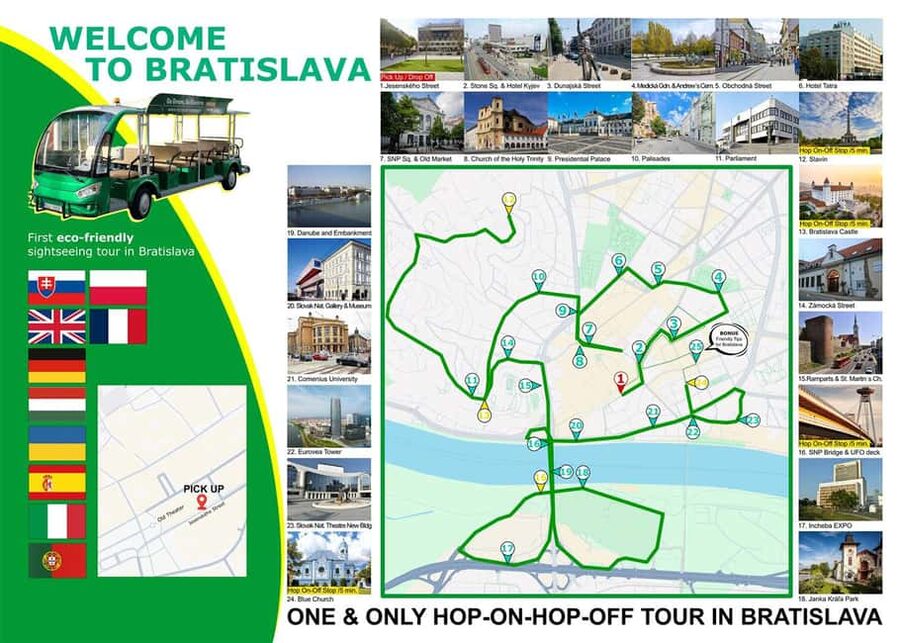Bratislava: Hop-On Hop-Off Full Day+River Cruise & UFO tower - Key points to know before you book