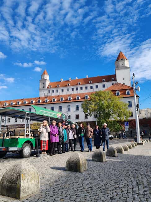 Bratislava: Hop-On Hop-Off Full Day+River Cruise & UFO tower - Bratislava Castle and the city views