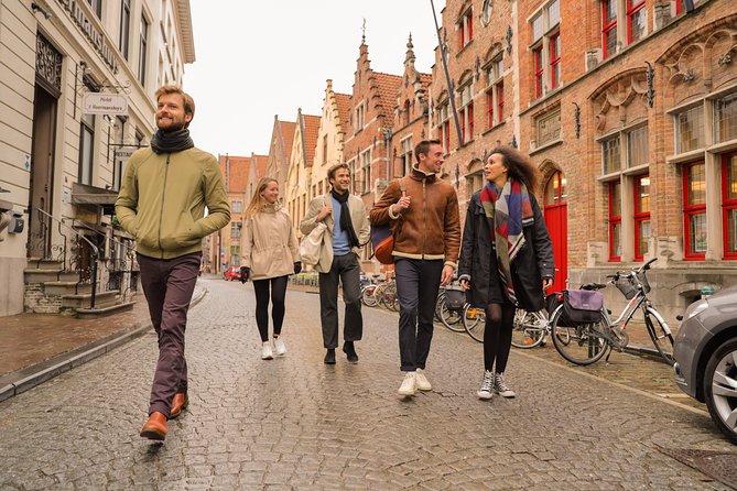 Bruges Guided or Audio Trip with Canal Cruise Option from Paris - Markt Square, fries, and Belgian waffles