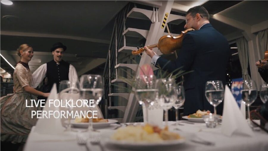 Budapest: 4-Course Dinner River Cruise with Live Folk Music - Indoor comfort and the upper deck