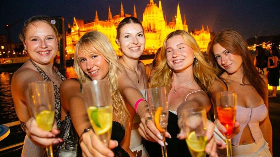 Budapest: Danube Beat Party Cruise with DJ & Drink Packages - The Danube route from Parliament to Rákóczi Bridge
