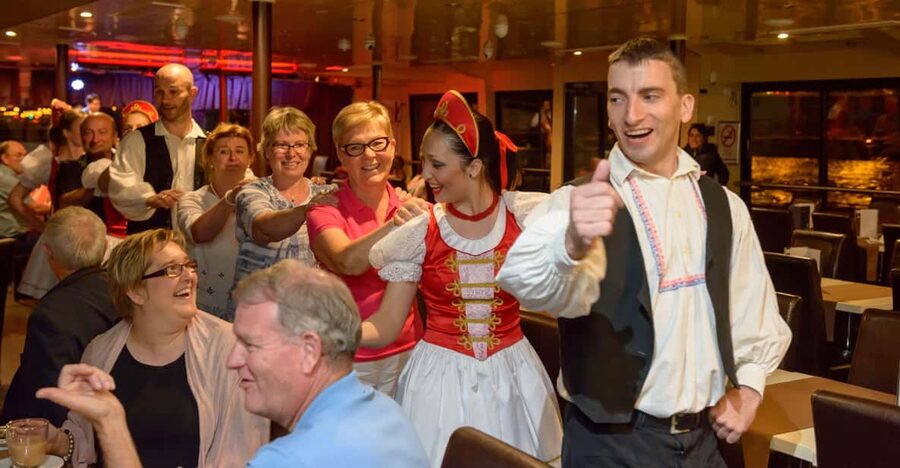 Budapest: Danube Cruise with Folk Dancing and Drinks - Parliament from the Danube