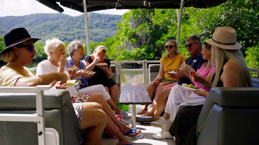 Cairns: Sightseeing River Boat Safari with Soft Drinks - A quiet hour on Cairns’ working waterfront