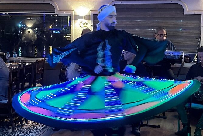 Cairo dinner cruise in Nile River ,Belly Dance and Tanura Show - Sunset or city lights after dark