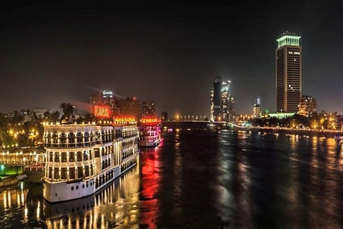 Cairo Dinner Cruise on the River Nile with Belly Dancing Show - Boarding a decorated dinner boat