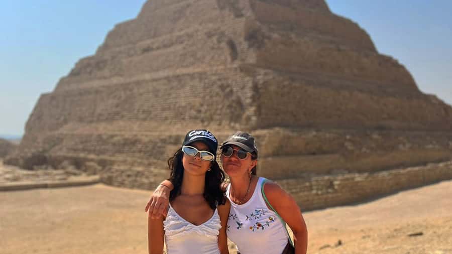 Cairo : Sakkara, Memphis ,Dahshur and Nile dinner cruise - Going inside the Red Pyramid at Dahshur