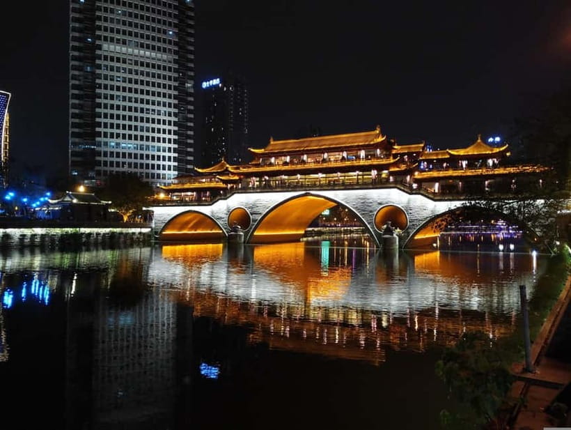 Chengdu: JinJiang River Night Cruise Tickets - Hejiang Pavilion and the Wedding of Two Rivers