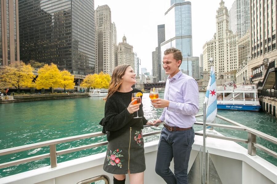 Chicago: Thanksgiving Gourmet Lunch Cruise on Chicago River - The Thanksgiving menu, from salad to dessert