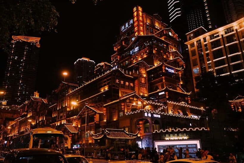 Chongqing Night Tour: River Cruise and Hidden Views - Meeting at Linjiangmen Station, Exit B3