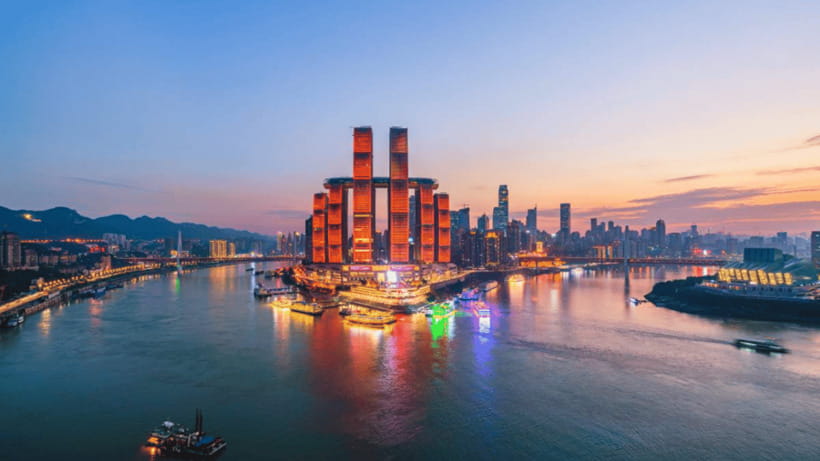 Chongqing: Two Rivers Night Cruise- Yangtze & Jialing Rivers - The 45-minute route along two rivers
