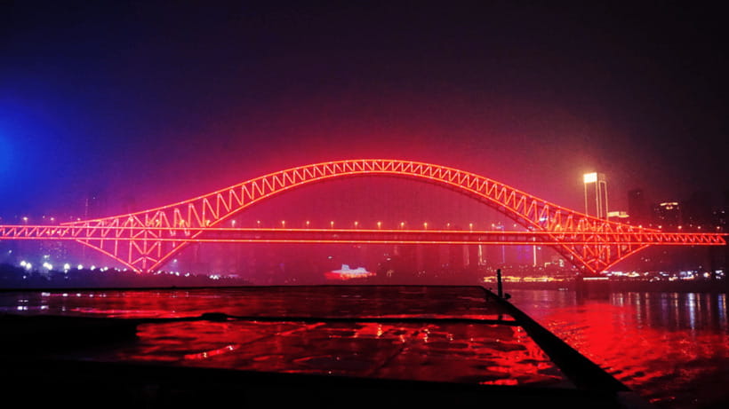 Chongqing: Two Rivers Night Cruise- Yangtze & Jialing Rivers - Onboard commentary and the cultural angle